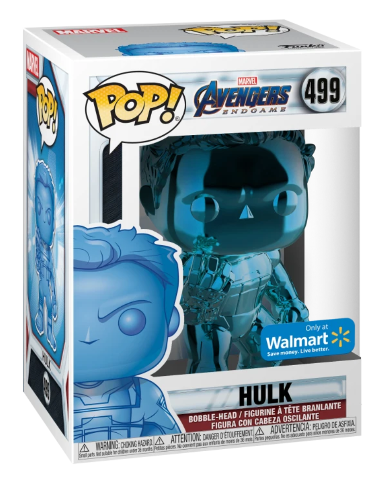 POP! Marvel: 499 Avengers Endgame, Hulk (Blue CRM) Exclusive