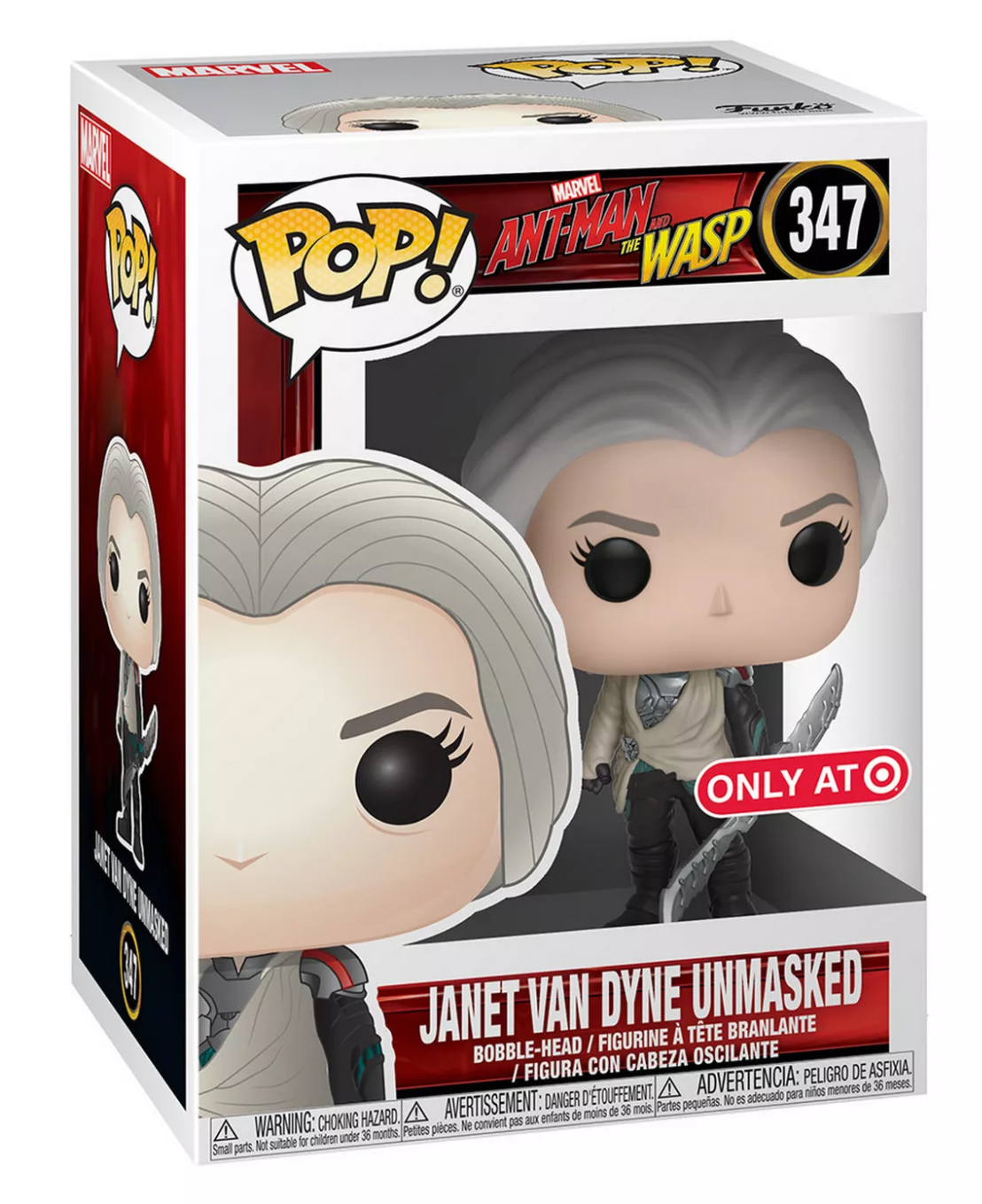 POP! Marvel: 347 Ant-Man & The Wasp, Janet Van Dyne Unmasked Exclusive