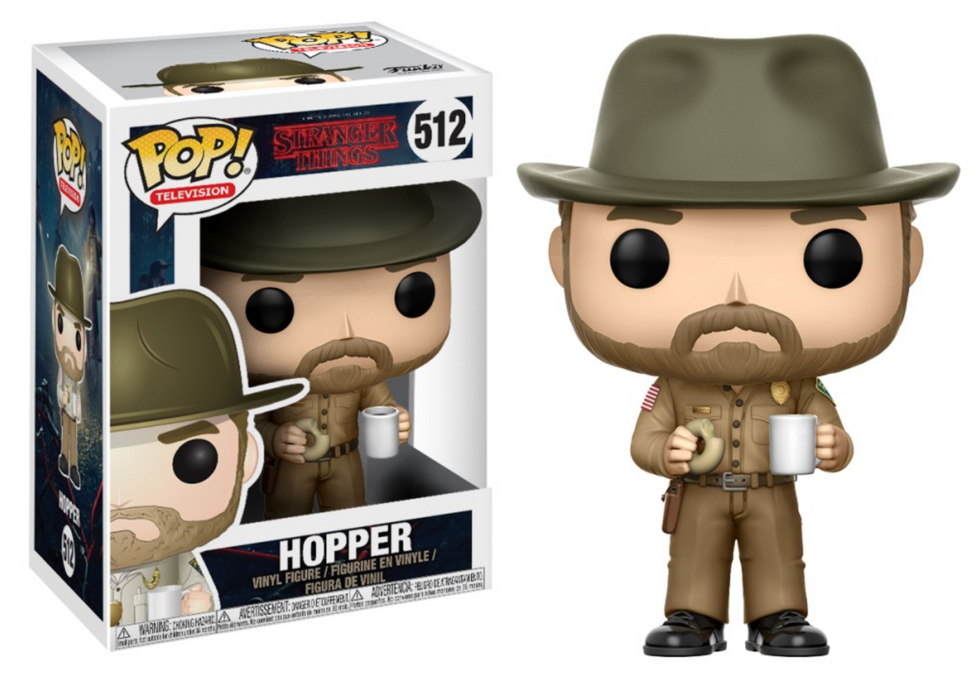 POP! Television: 512 Stranger Things, Hopper (Donut)