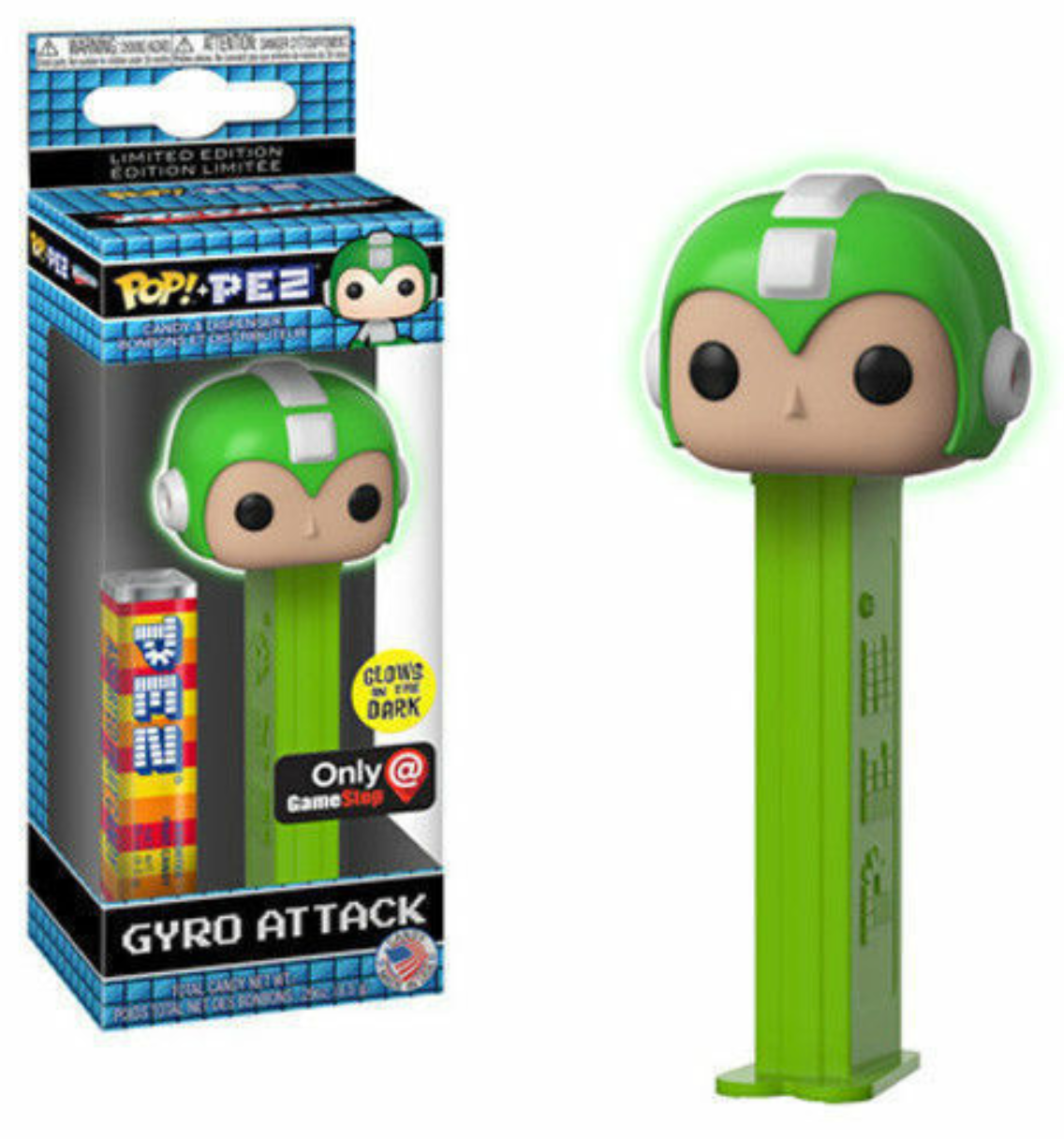 Funko POP! PEZ - Games (Mega Man), Gyro Attack (GITD) Exclusive