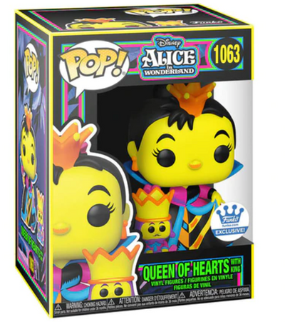 POP! Disney: 1063 AIW, Queen of Hearts with King (BL) Exclusive