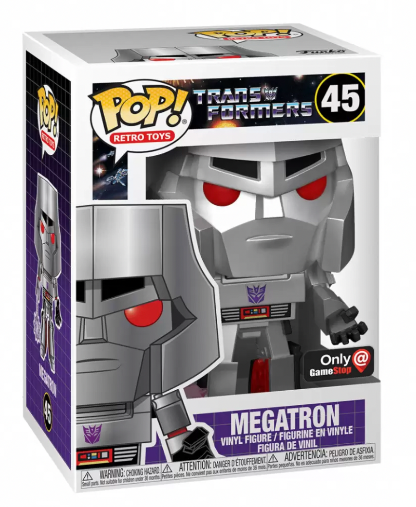 POP! Retro Toys: 45 Transformers, Megatron Exclusive