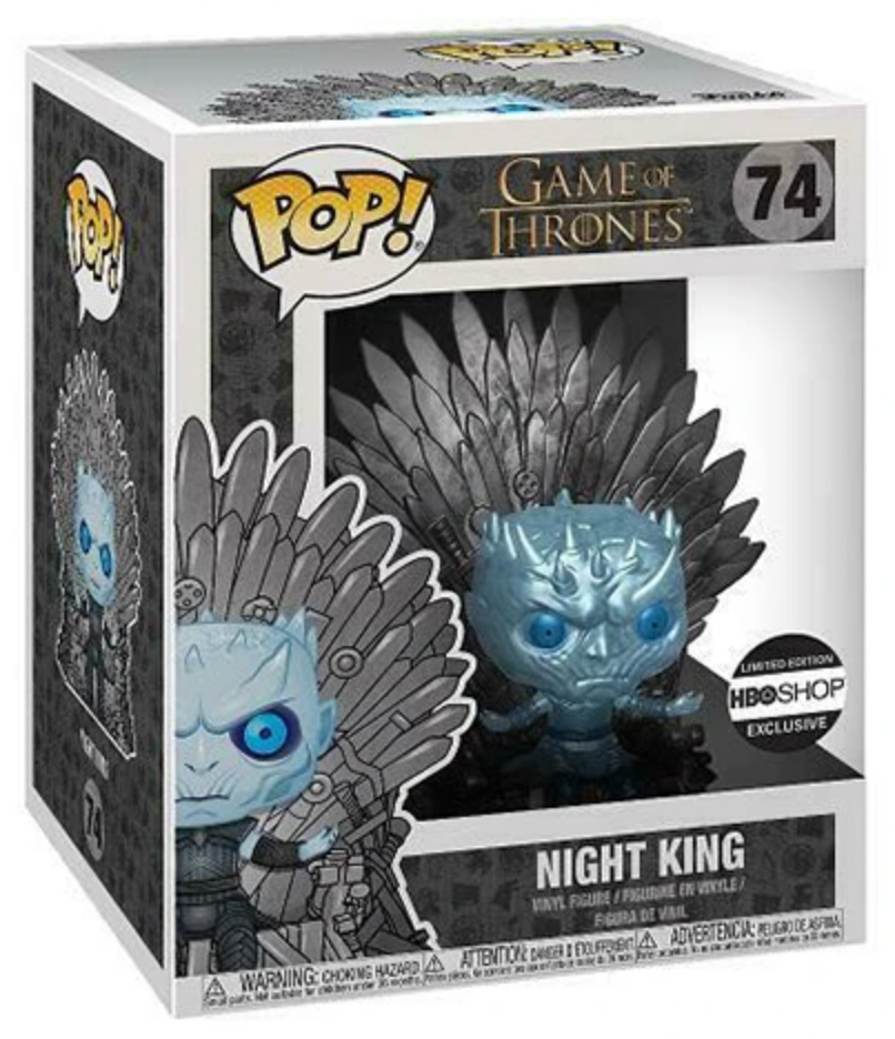 POP! Television (Super Deluxe): 74 GOT, Night King (Iron Throne) (MT) Exclusive