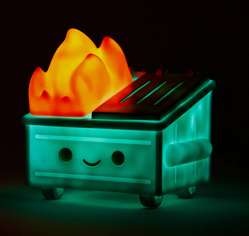 100 Soft Night Lights Dumpster Fire Classic Lights Up