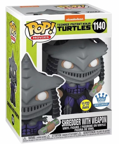 POP! Movies: 1140 TMNT, Shredder with Weapon (GITD) Exclusive