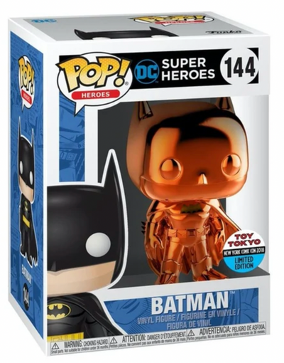 POP! Heroes: 144 DCSH, Batman (Orange CRM) Exclusive