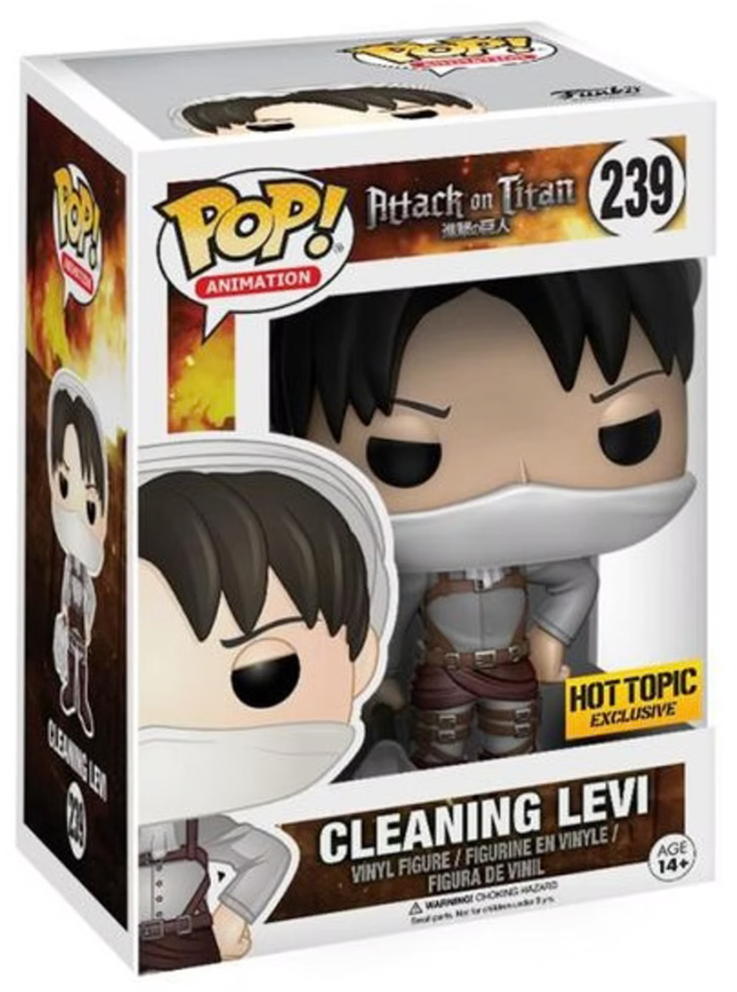 POP! Animation: 239 Attack on Titan, Cleaning Levi Exclusive