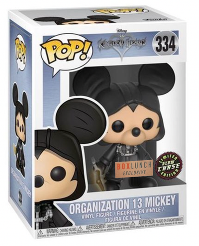 POP! Games: 334 Kingdom Hearts, Organization 13 Mickey (Glow Chase) Exclusive