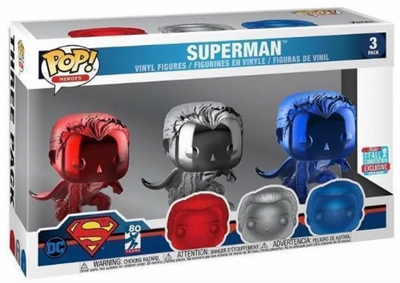 POP! Heroes: Superman (TRI CRM) (3-PK) Exclusive