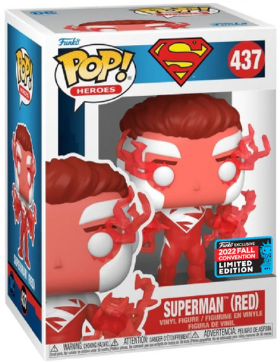 POP! Heroes: 437 Superman, Superman (RED) Exclusive