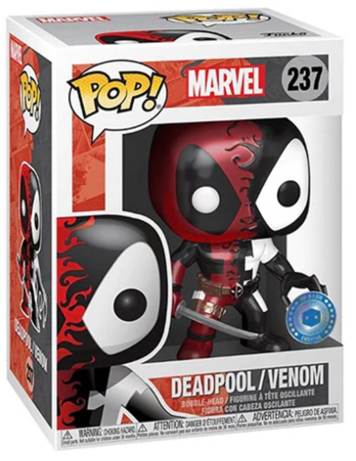 POP! Marvel: 237 Deadpool, Deadpool / Venom (MT) Exclusive