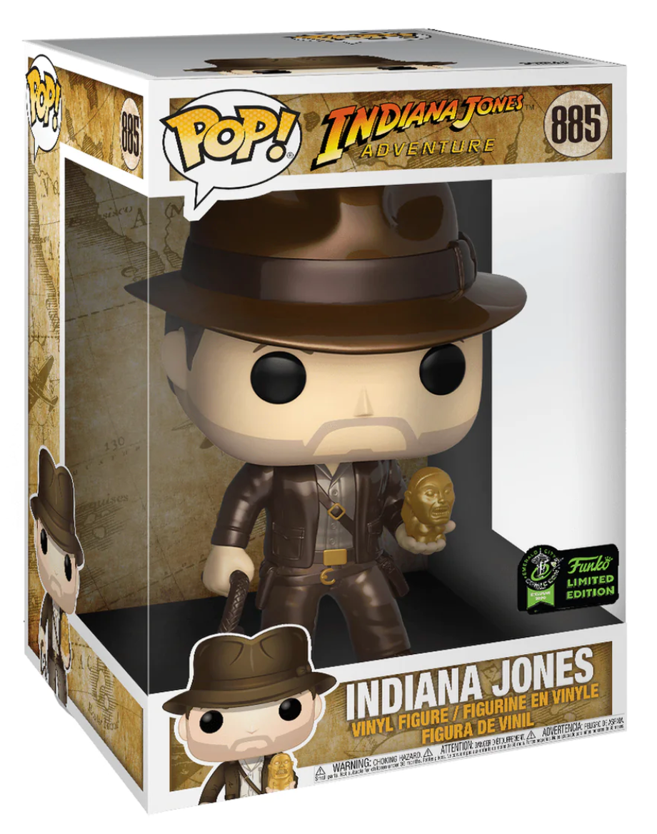 POP! Disney (Jumbo Deluxe): 885 Indiana Jones Adventure, Indiana Jones (MT) Exclusive