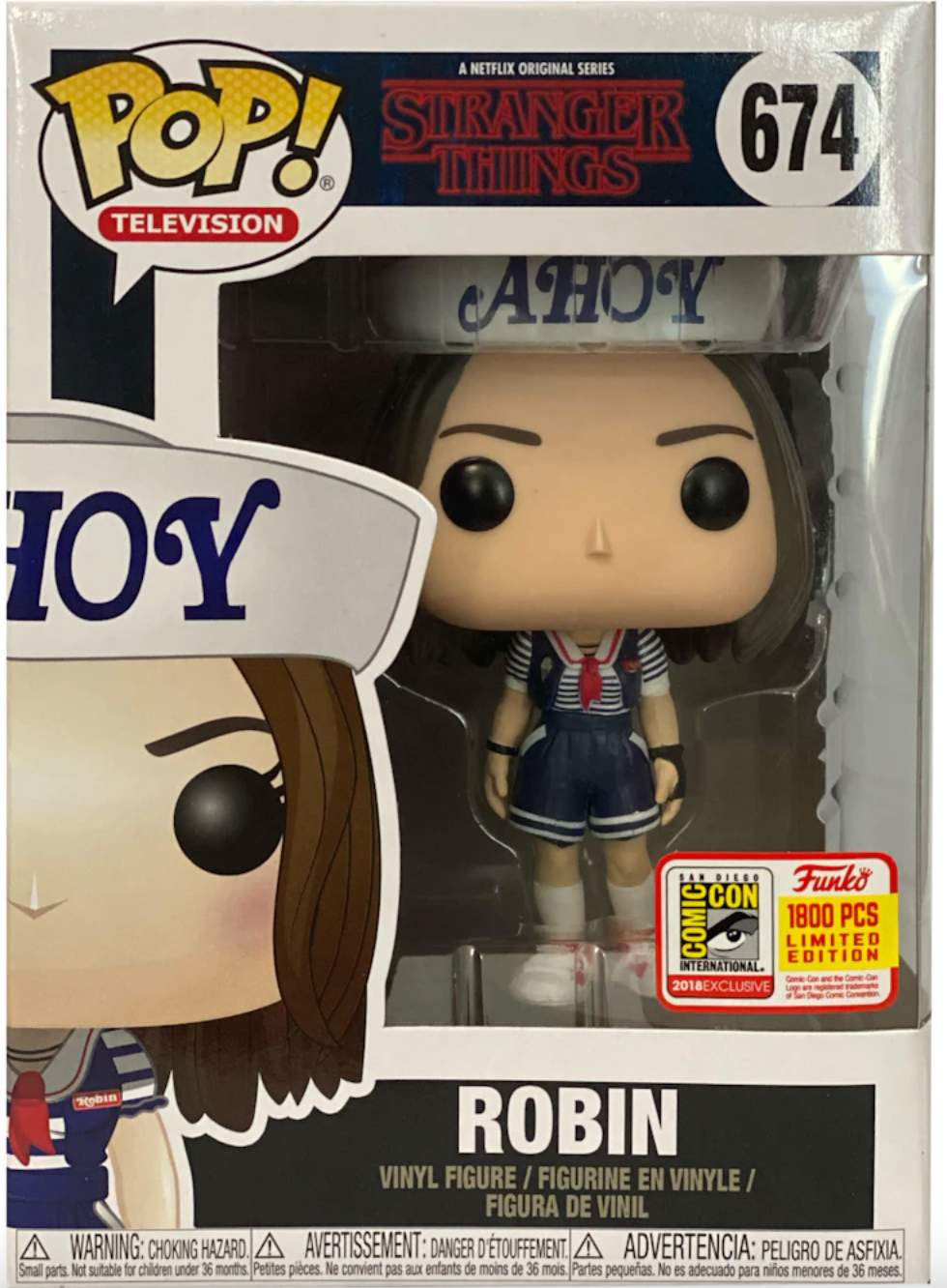 POP! Television: 674 Stranger Things, Robin (1,800 PCS) Exclusive