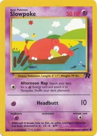 PCG: 067/082 Team Rocket, Slowpoke