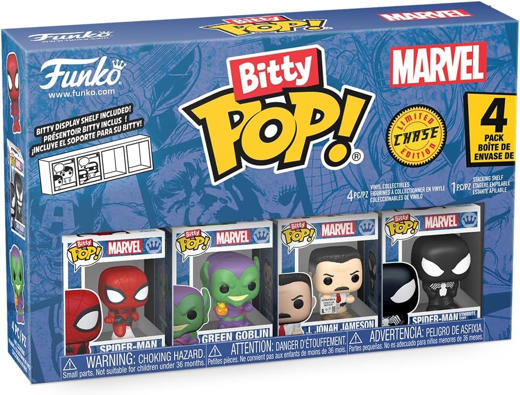 Spider-Man Funko Bitty Pop! Mini-Figure 4-Pack | Display Geek, Inc.