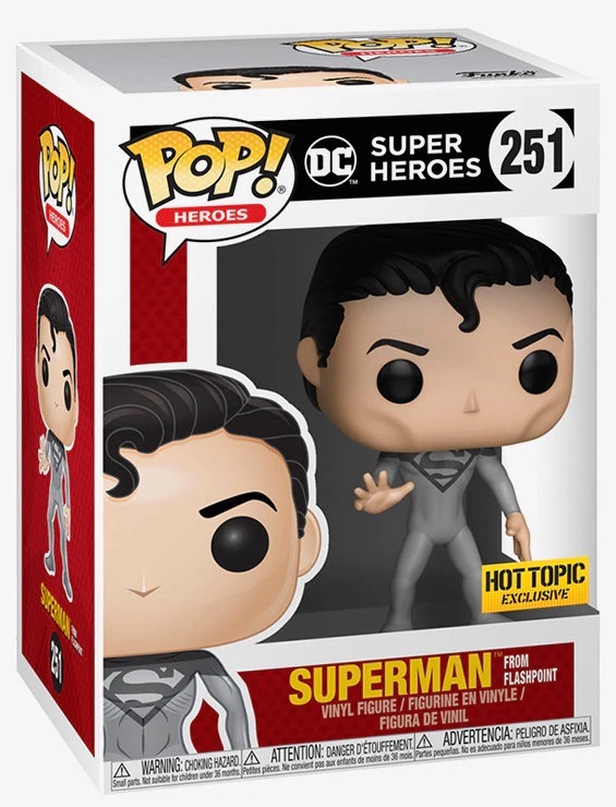 POP! Heroes: 251 DC Super Heroes, Superman (Flashpoint) Exclusive