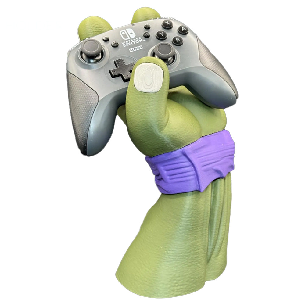 TMNT Don Hand - Game Controller & Headphone Holder (3D Printed)