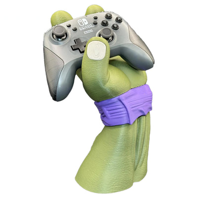 TMNT Don Hand - Game Controller & Headphone Holder (3D Printed)