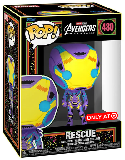 POP! Tees: Marvel, Rescue (BL) Figure & Tee Exclusive