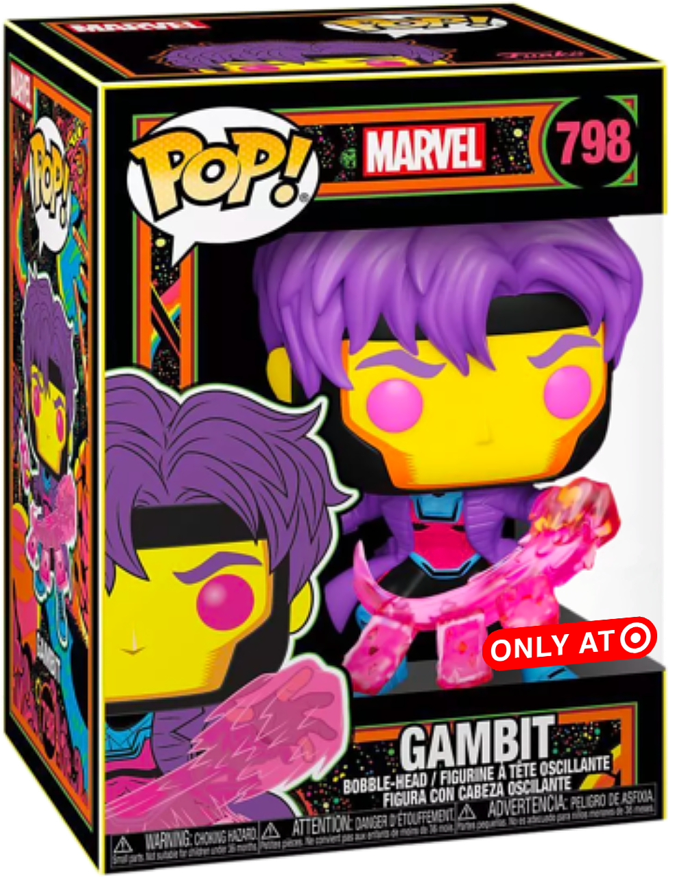 POP! Marvel: 798 Gambit (BL) Exclusive