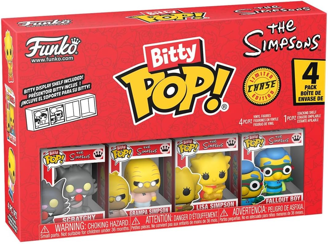 Funko Pop シンプソンズ 4点セット The Simpsons Scratchy Funko Bitty Pop! Mini-Figure 4-Pack