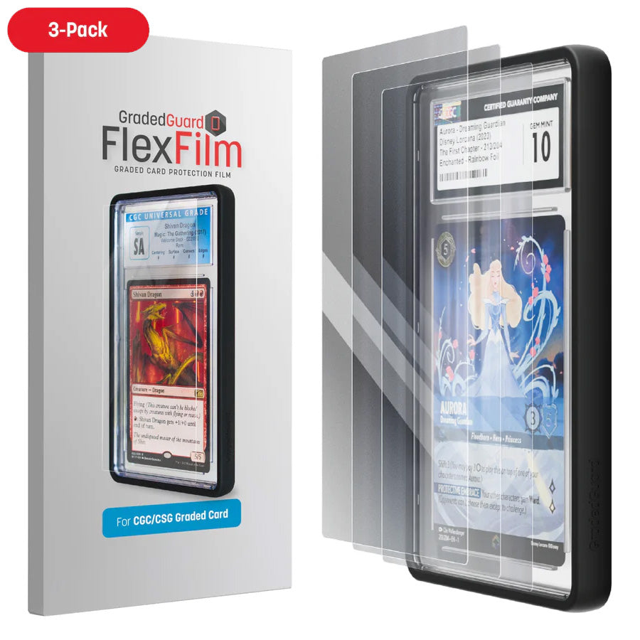 UV Protective Film for Graded Cards (CGC) - FlexFilm by GradedGuard