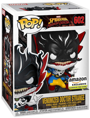 POP! Marvel: 602 Spider-Man, Venomized Doctor Strange (GITD) Exclusive