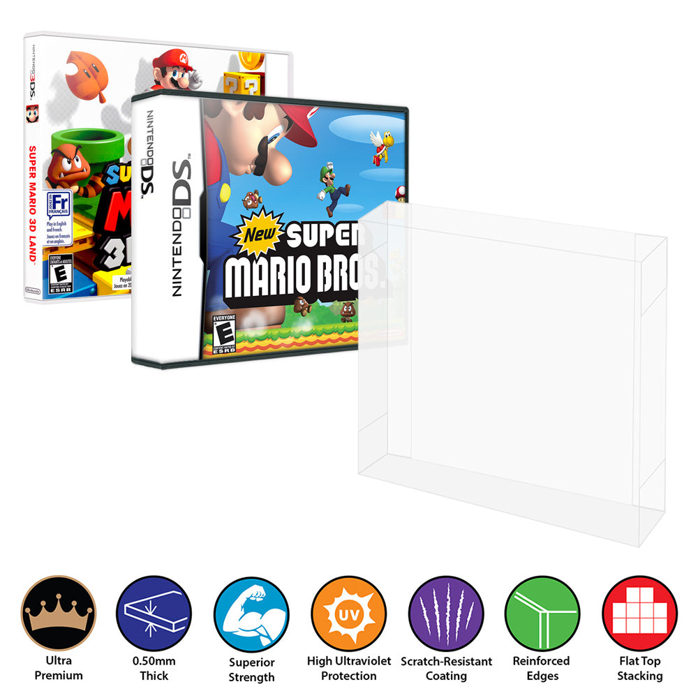 Plastic Protector for Nintendo DS, 3DS Video Game Box 0.50mm thick, UV & Scratch Resistant on The Pop Protector Guide by Display Geek