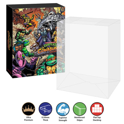 Plastic Protector for TMNT COWABUNGA COLLECTION SE Video Game Box 50mm thick on The Pop Protector Guide by Display Geek