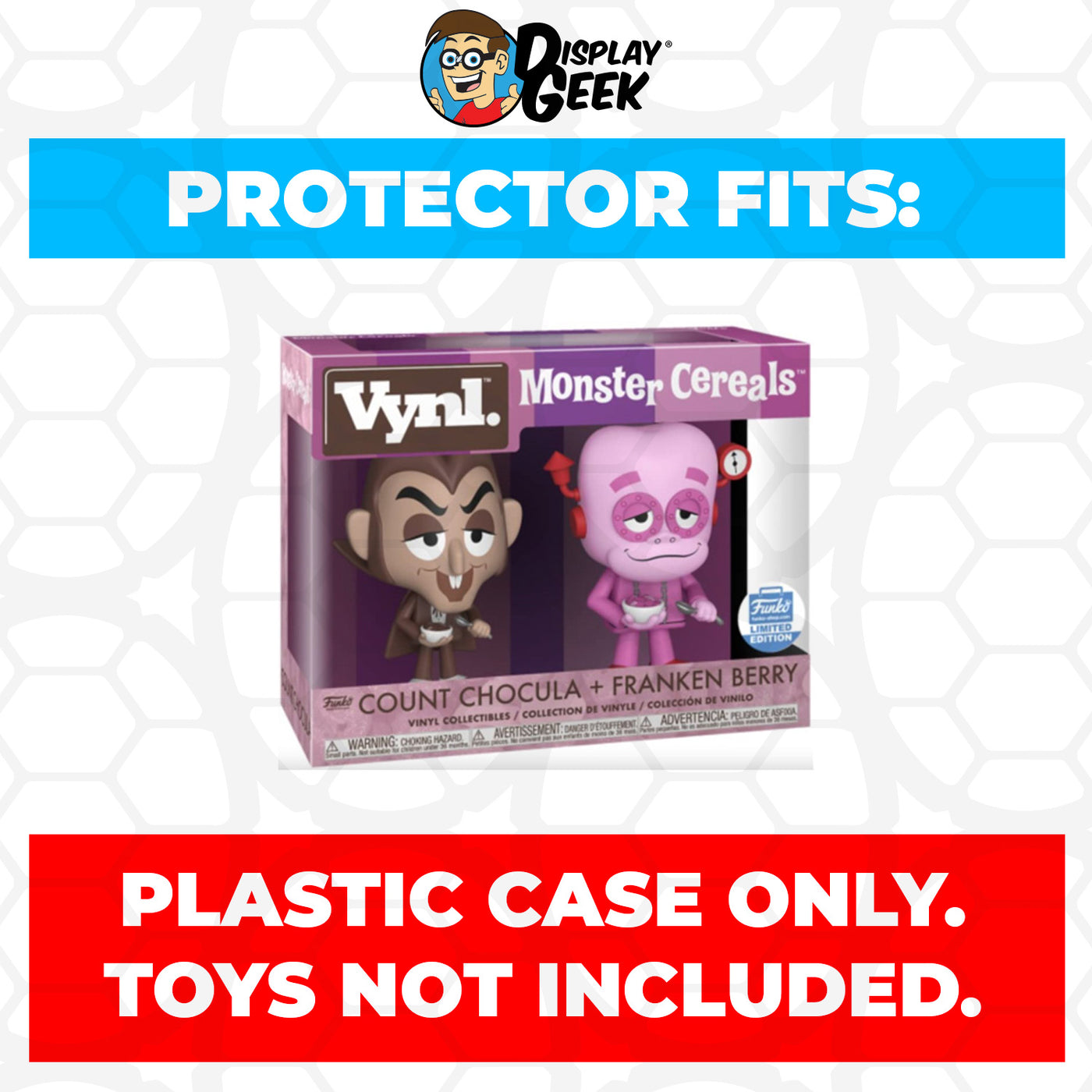 Pop Protector for Vynl 2 Pack Count Chocula & Franken Berry Funko on The Protector Guide App by Display Geek