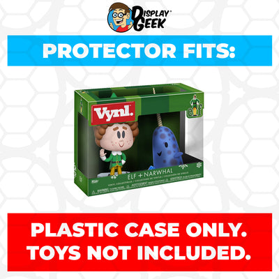 Pop Protector for Vynl 2 Pack Elf & Narwhal Funko on The Protector Guide App by Display Geek