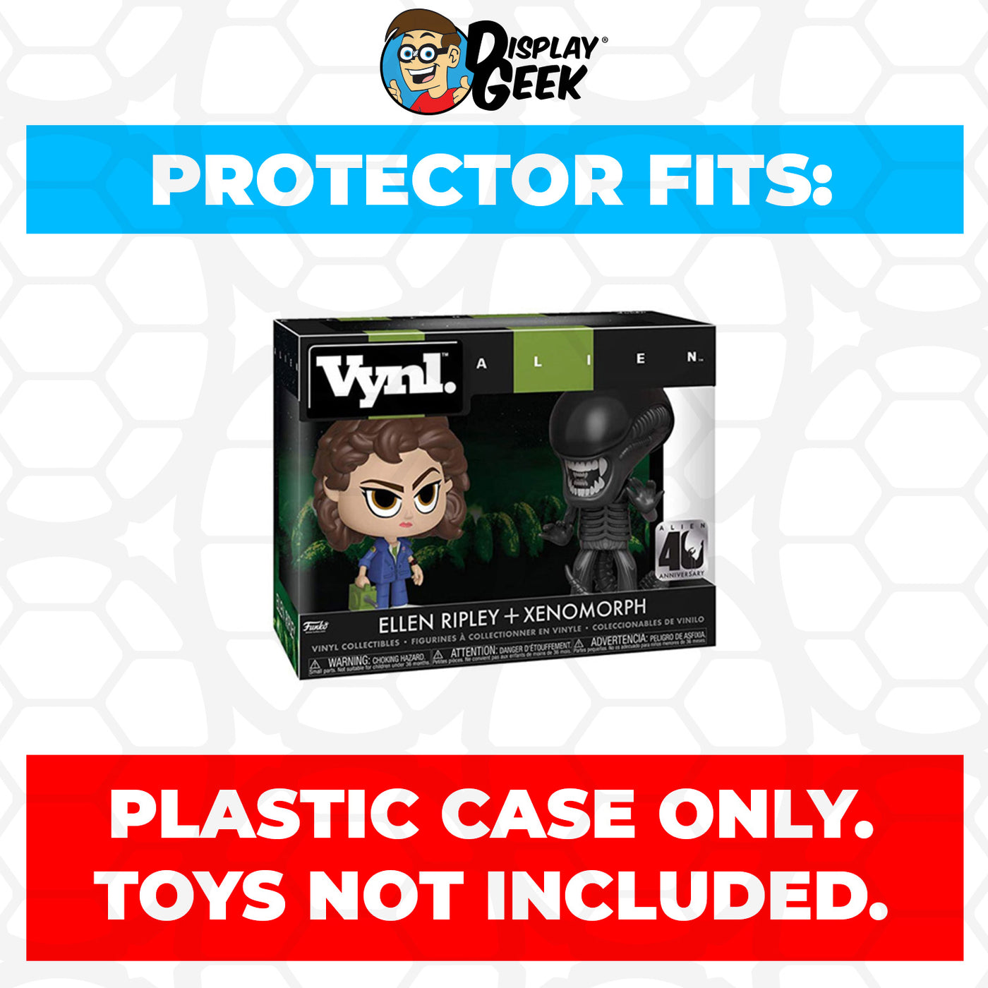 Pop Protector for Vynl 2 Pack Ellen Ripley & Xenomorph Funko on The Protector Guide App by Display Geek