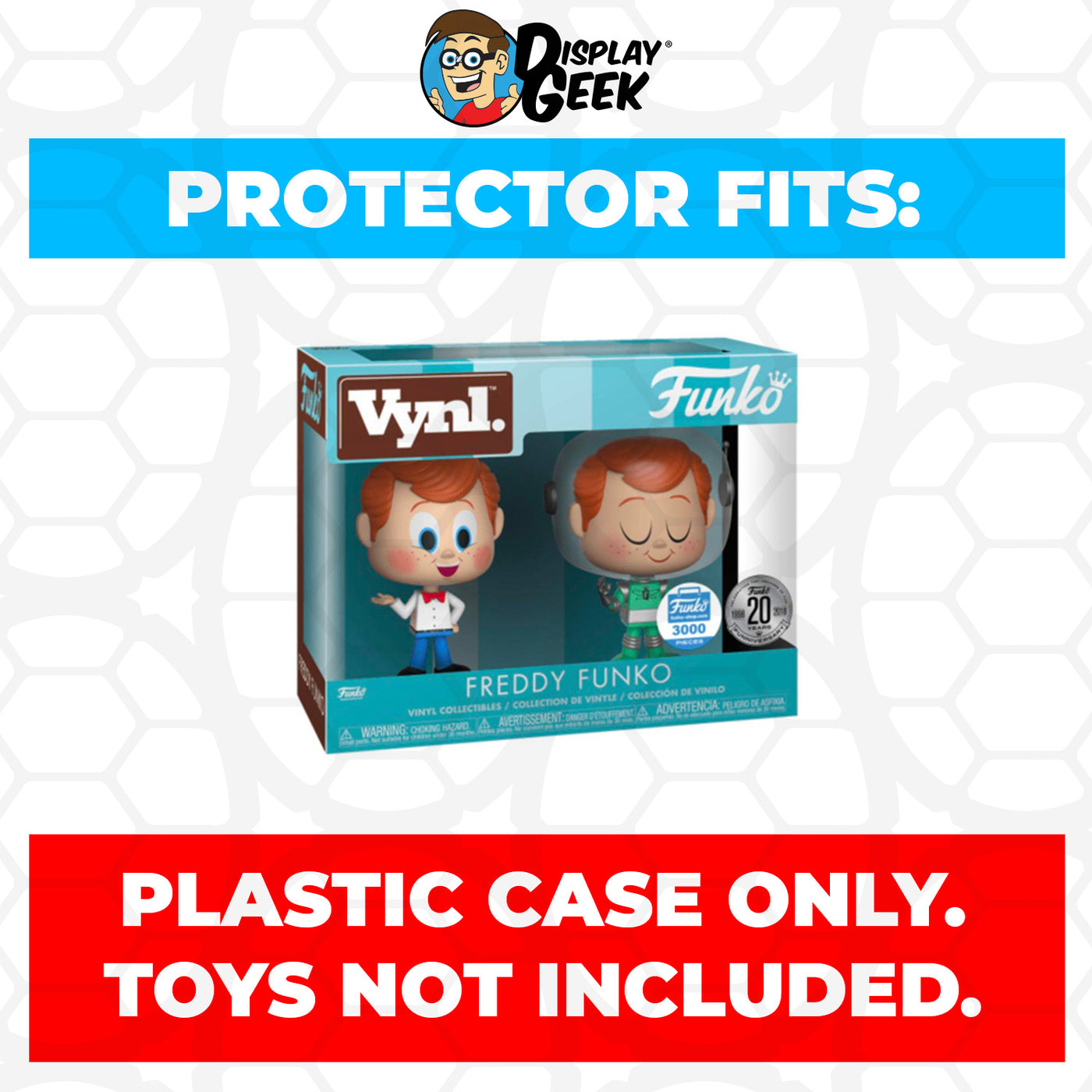 Pop Protector for Vynl 2 Pack Freddy Funko Funko on The Protector Guide App by Display Geek