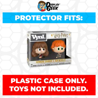 Pop Protector for Vynl 2 Pack Hermione Granger & Ron Weasley Funko on The Protector Guide App by Display Geek