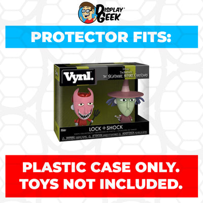 Pop Protector for Vynl 2 Pack Lock & Shock Funko on The Protector Guide App by Display Geek