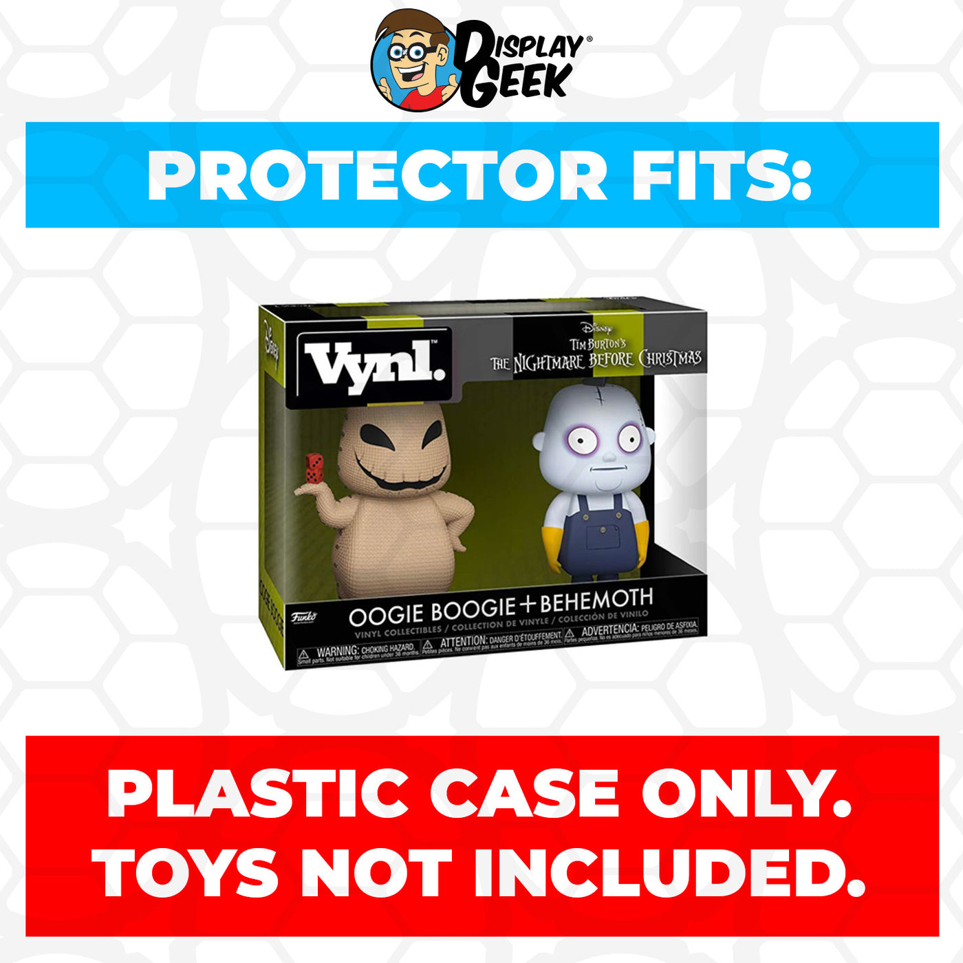 Pop Protector for Vynl 2 Pack Oogie Boogie & Behemoth Funko on The Protector Guide App by Display Geek