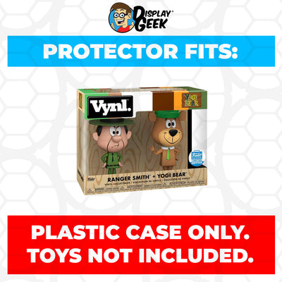 Pop Protector for Vynl 2 Pack Ranger Smith & Yogi Bear Funko on The Protector Guide App by Display Geek