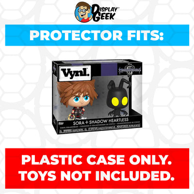 Pop Protector for Vynl 2 Pack Sora & Shadow Heartless Funko on The Protector Guide App by Display Geek