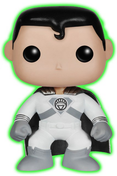 POP! Heroes: 57 DC Super Heroes, White Lantern: Superman (GITD) Exclusive