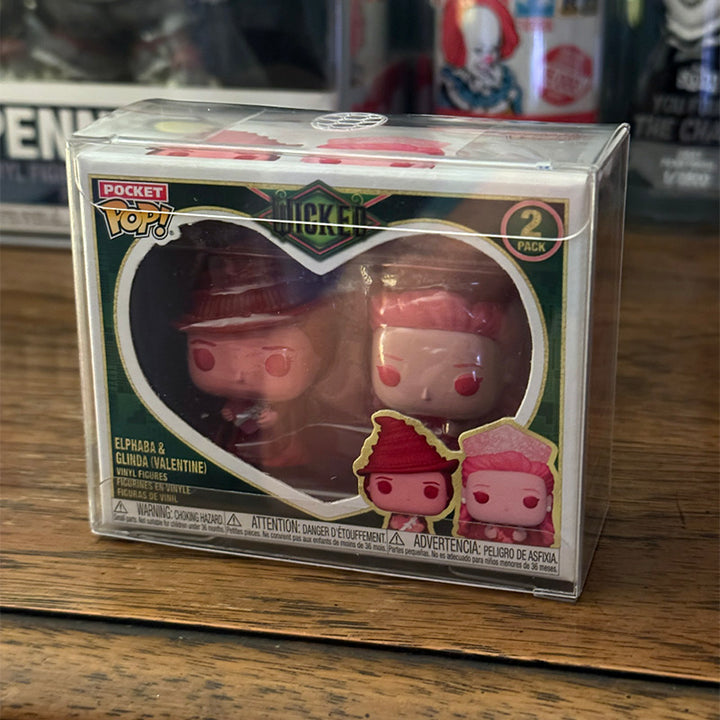POP Keychain 2-Pack - Funko Pop Protectors (0.50mm thick) Fits