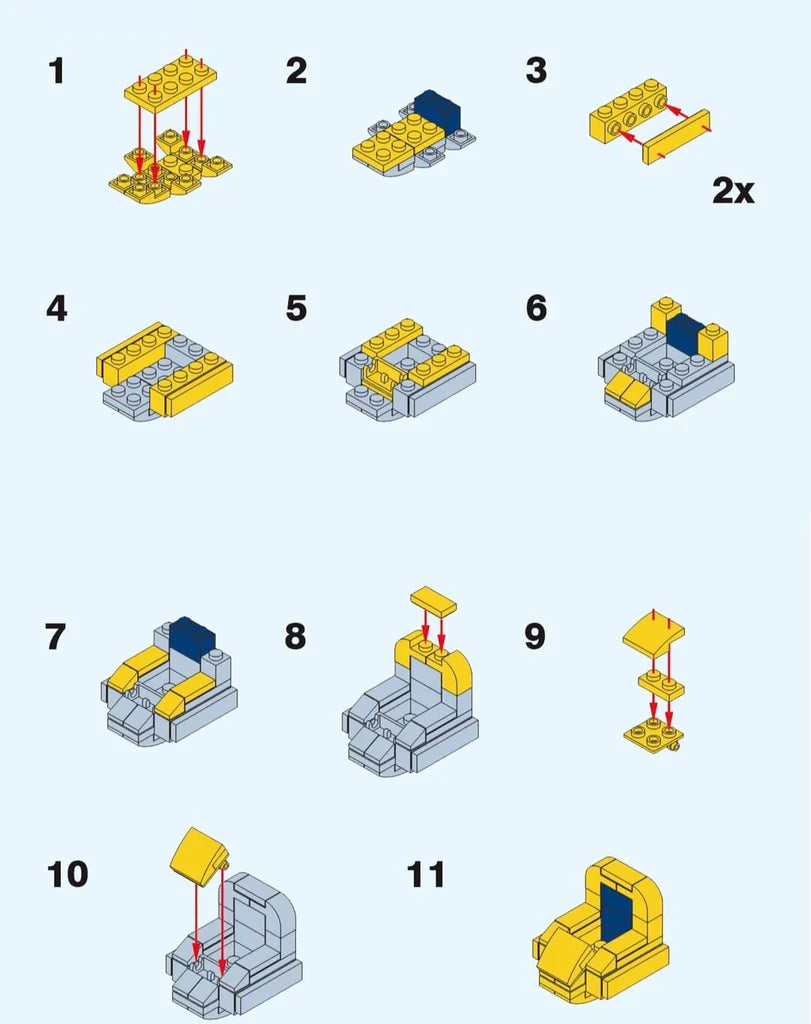 Professor X (Marvel X-Men) - Custom Building Blocks Mini Figures Compatible with LEGO