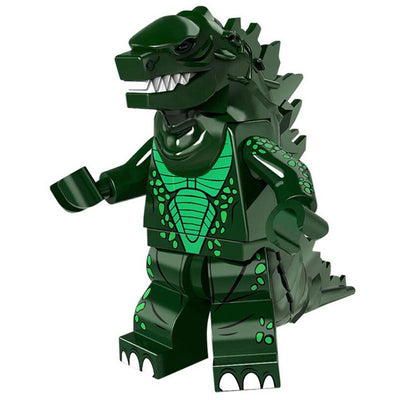 Godzilla Green (Godzilla) - Custom Building Blocks Mini Figures Compatible with LEGO