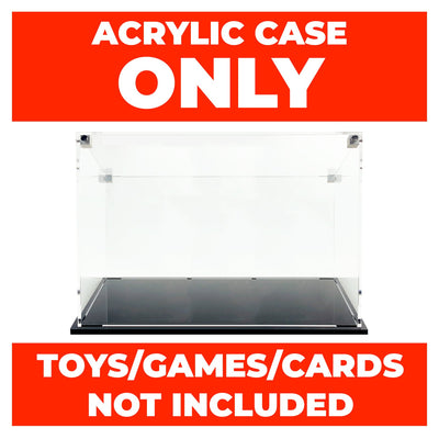 Acrylic Case Only. Toys Games Card Boxes NOT INCLUDED - 3.0mm thick Pop Kover Custom Acrylic Display Case for Funko Pop and LEGO Grails Exclusive to Display Geek & The Protector Guide App