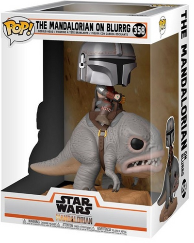 POP! Star Wars: 358 The Mandalorian, The Mandalorian on Blurrg