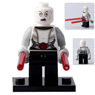 Asajj Ventress (Star Wars) - Custom Building Blocks Mini Figures Compatible with LEGO