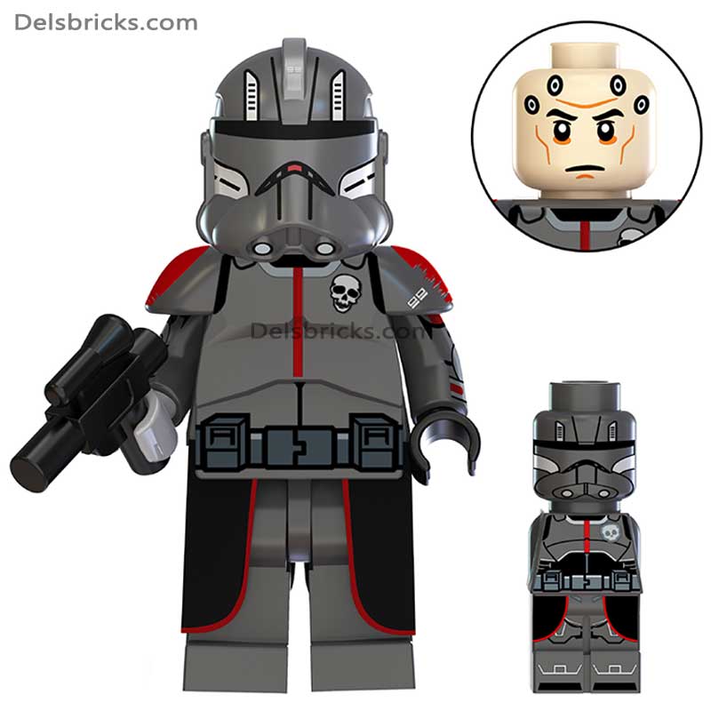 Echo The Bad Batch (Star Wars) - Custom Building Blocks Mini Figures Compatible with LEGO