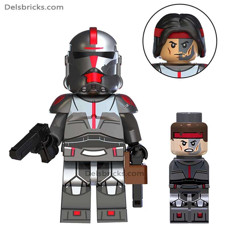 Hunter The Bad Batch (Star Wars) - Custom Building Blocks Mini Figures Compatible with LEGO