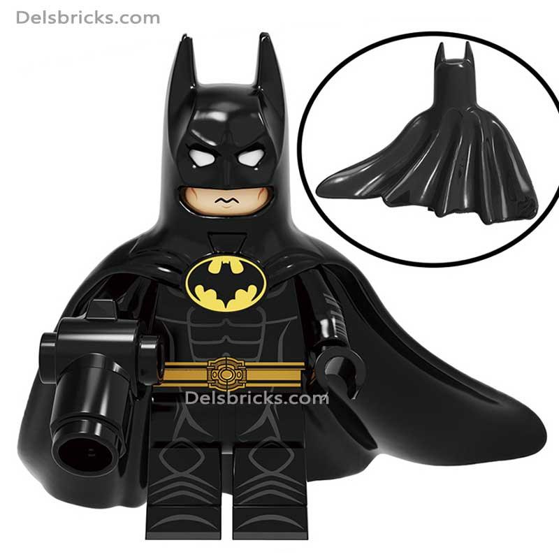 Compa Customs Batman Michael Keaton (DC) - Custom Building Blocks Mini Figures Compa ...