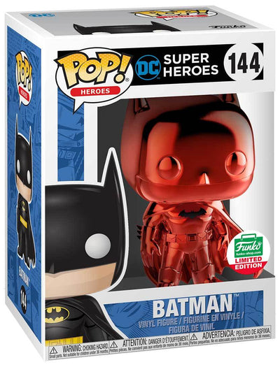 POP! Heroes: 144 DCSH, Batman (Red CRM) Exclusive