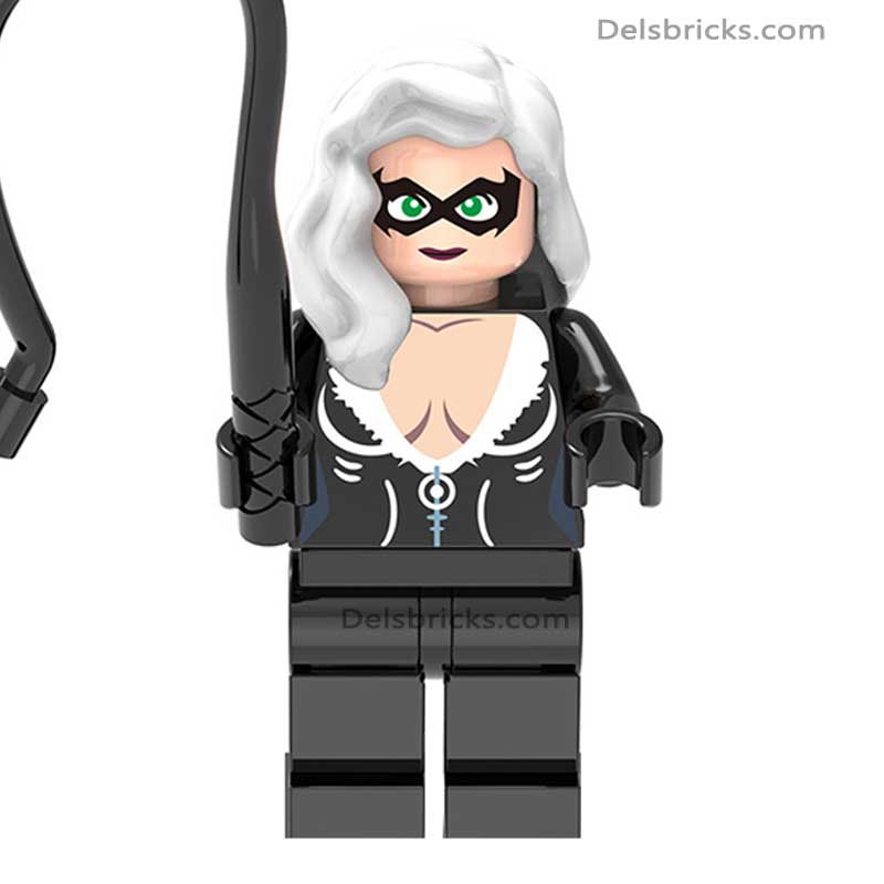 Black Cat (Marvel Spider-Man) - Custom Building Blocks Mini Figures Compatible with LEGO